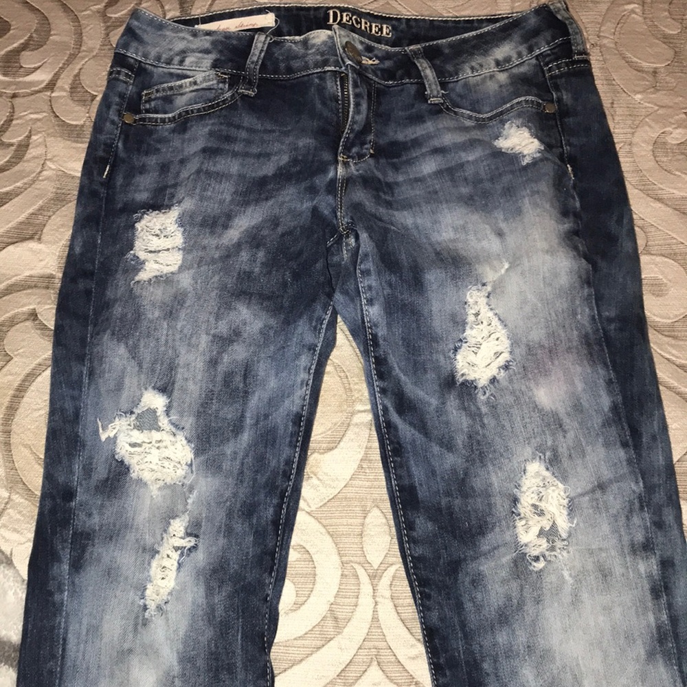 Blue jeans.
